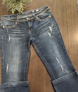 Miss Me Jeans, size 33 waist, approx. 32 length